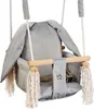 Love Gifts® Babyschaukel aus Holz hochwertig und geeignet Produktbild-Vorschau 1