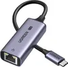 Ugreen USB-C zu RJ45 2.5Gbps Adapter Grau Produktbild-Vorschau 1