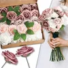 EDIBAZZAR | Rosenstrauß Set 25tlg dekorative Kunstblumen Produktbild-Vorschau 8