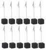 12PCS držák karet Cube Pine Dekorativní stolní číslo Náhled obrázku produktu 4