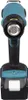 MAKITA DHG180ZJ Sverniciatore 18V LXT 550° Makpac Anteprima dell’immagine prodotto 18