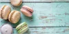 Küchenrückwand Spritzschutz Glas mit Motiv Macarons auf Produktbild-Vorschau 3