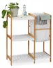 Scaffale da bagno Relaxdays con cesto portabiancheria, Anteprima dell’immagine prodotto 9