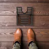 Spazzolone per scarpe Relaxdays, in ghisa, con spazzole, Anteprima dell’immagine prodotto 3