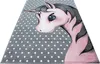 Alfombra infantil, unicornio, color rosa, 160 x 230 cm, Vista previa de la imagen del producto 3