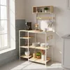 Półka kuchenna Relaxdays z gniazdkiem elektrycznym i portem Podgląd zdjęcia produktu 3