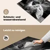 KitchenYeah© Herdabdeckplatte Katze schaut auf ihr Produktbild-Vorschau 2