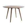 Miliboo - Design-Esstisch rund Nussbaum D120 LIVIA Produktbild-Vorschau 3