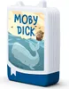 A white and blue product with a label depicting a whale and a ship. Produktbild-Vorschau