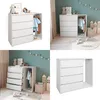 Kinderkleiderschrank Vicco Ruben Weiß 120 x 101.9 cm mit 4 Produktbild-Vorschau 8