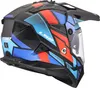 LS2 Endurohelm MX702 Pioneer II, zwart, rood, blauw, maat Productafbeelding-voorbeeld 7