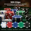 SPORTNOW Pokerkoffer abschließbar Pokerset mit Koffer 500 Produktbild-Vorschau 7