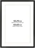 FRAMAI® Cadre photo 50x70 cm en noir - avec passe-partout - Voir les images du produit 2