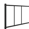 Bettgestell mit Kopfteil Metall Schwarz 90x190 cm , Produktbild-Vorschau 8