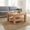 Wohnzimmertisch Kernbuche massiv 70x70 cm Couchtisch mit Produktbild-Vorschau 6
