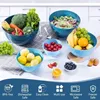 Luxear Große Salatschüssel Set mit Deckel, 6-teilig, Produktbild-Vorschau 4