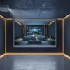A couple is watching a movie in a home theater. Produktbild-Vorschau