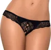 Obsessive - String ouvert à l'entrejambe Miamor - Noir Voir les images du produit 16