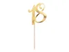 Topper en papier "18" en or, 20,5cm. Voir les images du produit 2