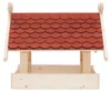 Handgefertigter Vogelhaus Bausatz aus Fichtenholz, rot, mit Produktbild-Vorschau 4