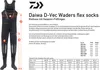 Daiwa D-VEC CR Flex Neoprene Waders chaussettes 40/41 Voir les images du produit 3