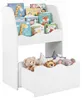 COSTWAY Kinder Bücherregal, 3-stufiges Montessori Produktbild-Vorschau 1