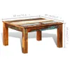 vidaXL Couchtisch Quadratisch Altholz -  Couchtische Produktbild-Vorschau 7