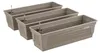 Plastard Blumenkasten 3er-Set 100 cm Seidengrau - mit Produktbild-Vorschau 1