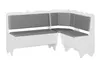 Eckbankgruppe 2-tlg. RHODOS 150x110 cm, grau-weiß aus Produktbild-Vorschau 10