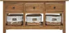 vidaXL Buffet en acajou massif 100x30x50 cm Voir les images du produit 2