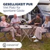CASARIA® Gartenstühle 4er Set Klappbar 6-fach Verstellbar Produktbild-Vorschau 7