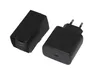 A black Samsung fast charger and a coiled black USB-C cable are displayed on a white background. Produktbild-Vorschau