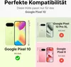 Collage showing phone cases and compatibility information for Google Pixel phones. Produktbild-Vorschau