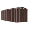 VidaXL Casetta da giardino 191x555x198 cm in acciaio Anteprima dell’immagine prodotto 1
