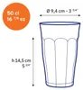 Le Picardie - Verre à eau - Transparent 50cl (Lot de 6) Voir les images du produit 3