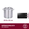 HOOZ Gastronomie Kochtopf Suppentopf 130 L Edelstahl Produktbild-Vorschau 2