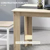 Moderner Ess-/Kš¹chentisch mit gro?er Holzplatte, bietet Produktbild-Vorschau 7