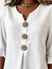 Blouse pour femmes ASKSA, en mousseline, style t-shirt, Voir les images du produit 5