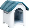 Hundehütte Blau 59x75x66 cm Polypropylen Produktbild-Vorschau 1