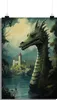 Seeungeheuer Poster - Fantasie Poster - 51x71cm - Perfekt Produktbild-Vorschau 1
