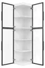 170 cm hohe, schmale vitrine mit fünf Einlegeböden und Produktbild-Vorschau 9