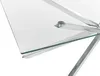 BELIANI Esstisch Transparent Sicherheitsglas und Stahl 160 Produktbild-Vorschau 6