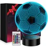 3D Fußball Nachtlicht, USB LED Lampe, Kinderzimmer Produktbild-Vorschau 1