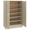 vidaXL Szafka na buty dąb sonoma 60x35x92 cm Materiał Podgląd zdjęcia produktu 10