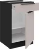 Küchen Unterschrank 50 cm Küche ARONA Kaschmir beige matt + Produktbild-Vorschau 2