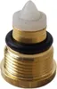 A close-up studio shot of a plumbing valve spindle. Produktbild-Vorschau