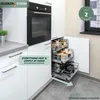 bremermann Jeu de 2 tiroirs télescopiques - 30 cm avec Voir les images du produit 2