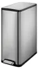 A stainless steel trash can with a pedal. Podgląd zdjęcia produktu