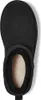 A top-down view of a black UGG boot. Voir les images du produit