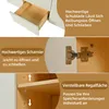 Collage of close-up images highlighting features of a sideboard. Produktbild-Vorschau